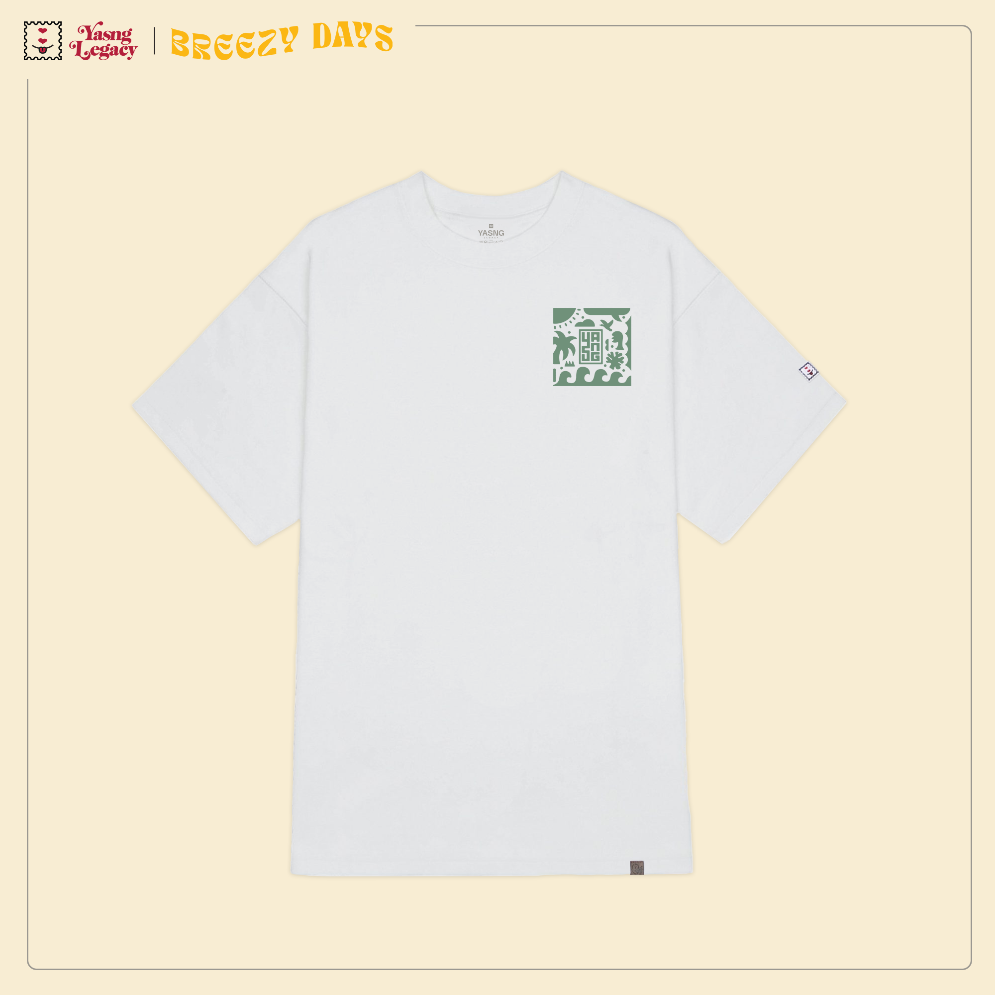 Áo thun summer vibes - 100% australia cotton, kháng khuẩn ag+