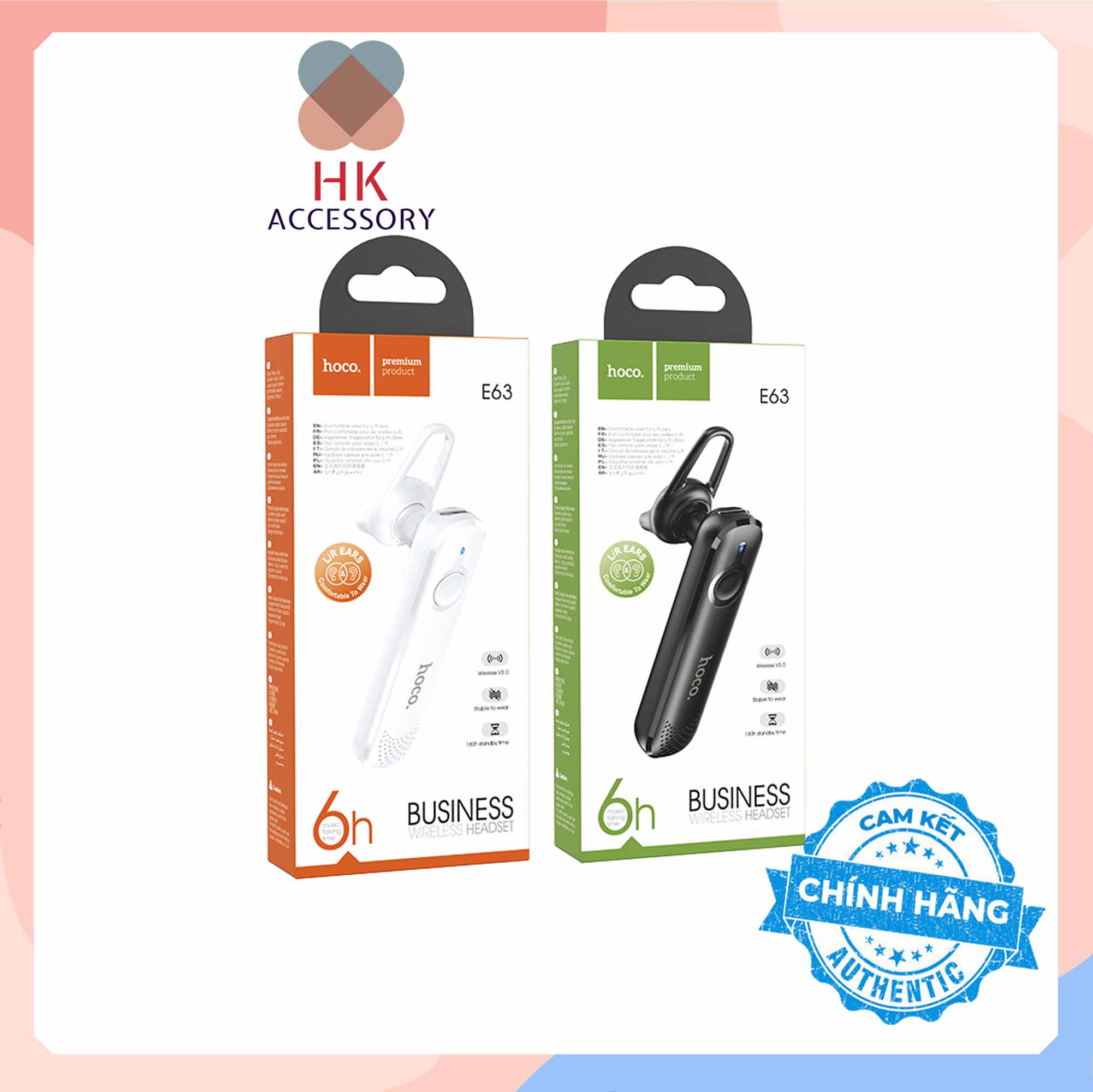 Tai nghe Bluetooth HOCO E63 Hàng chính hãng
