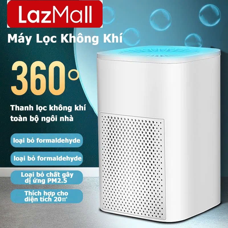 Nhật Bản Thông Minh LazMall Máy Lọc Không Khí Nhật Bản Giá Tốt Lọc Bụi Mịn, Diệt Khuẩn, HEPA Cực Kì Hiệu Quả ❤️ Không Gian Phù Hợp: Phòng Làm Việc, Phòng Khách, Phòng Ngủ, Phòng Vệ Sinh, Khu Vực Hút Riêng Biệt...