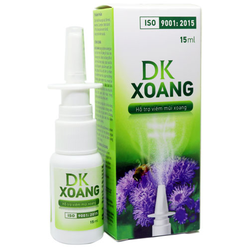Xịt mũi thảo dược DK Xoang, hỗ trợ viêm mũi xoang, giảm nghẹt mũi  Chai