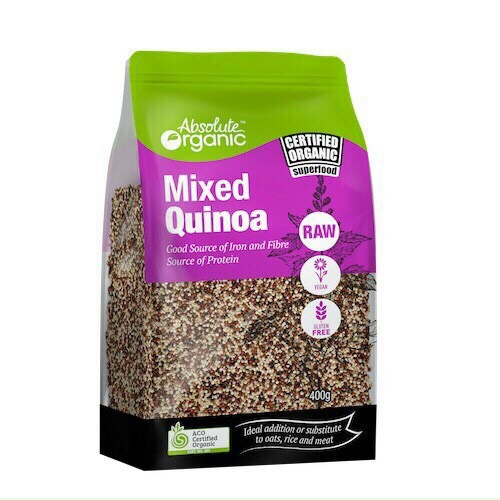 Hạt diêm mạch úc mixed quinoa 3 màu - gói 400g