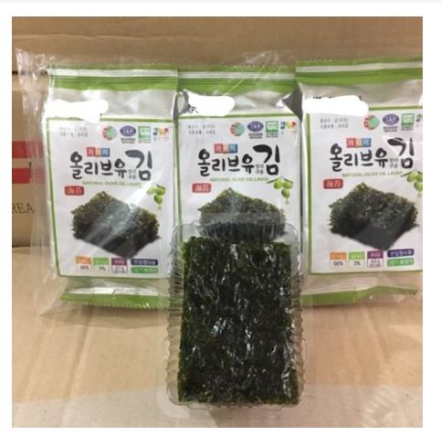 Set 7 lốc rong biển ăn liền Hàn Quốc 21 gói