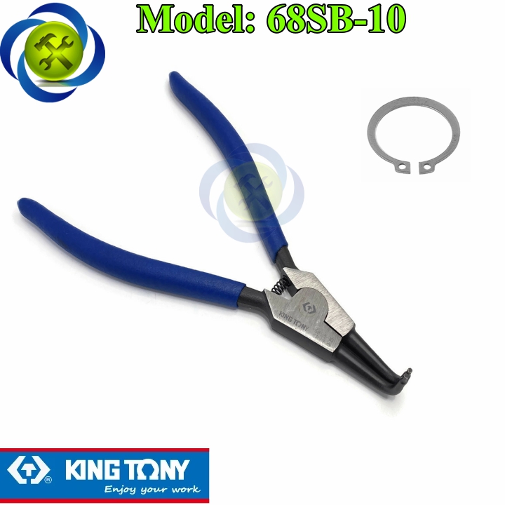 Kìm mở phe ngoài kingtony 68sb-10 loại cong dài 250mm mũi 2.3mm