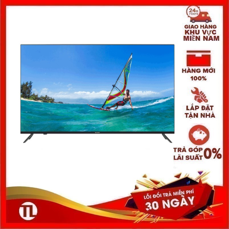 Android Tivi Sharp 4T-C50EK2X Smart 50 inch new 2022