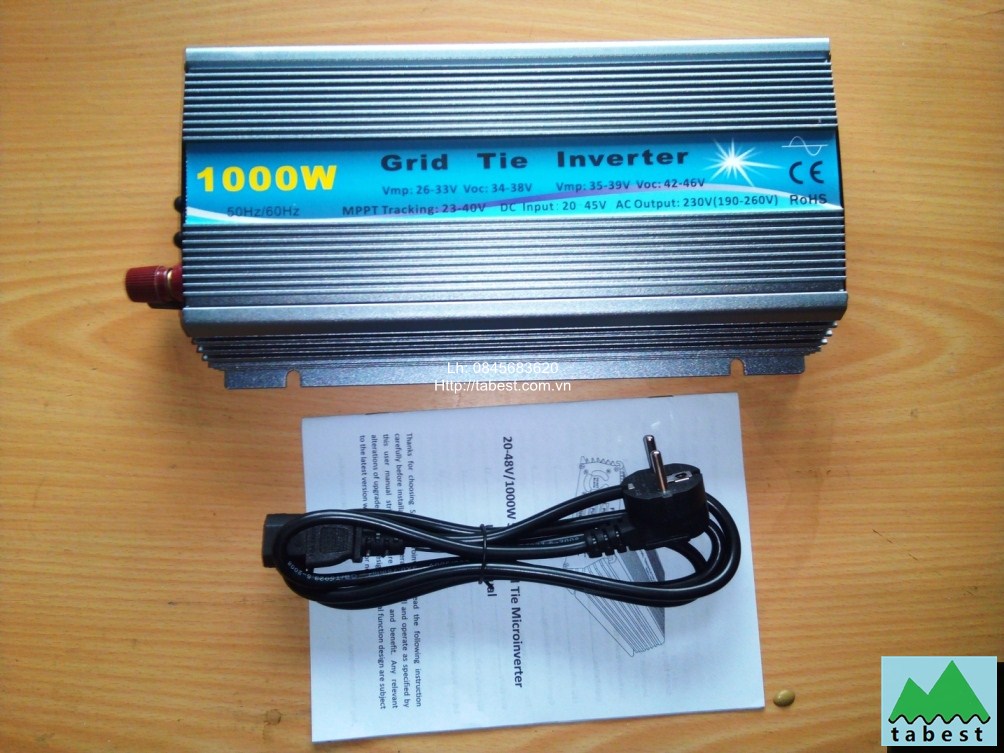 Máy hòa lưới điện mặt trời 20-45V 1000W