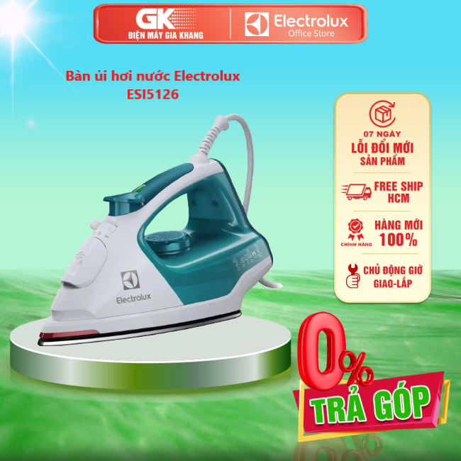 Bàn ủi hơi nước electrolux esi5126 - giao toàn quốc - freeship hcm