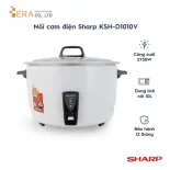 [Trả góp 0%]Nồi Cơm Điện Nắp Rời Sharp KSH-D1010V