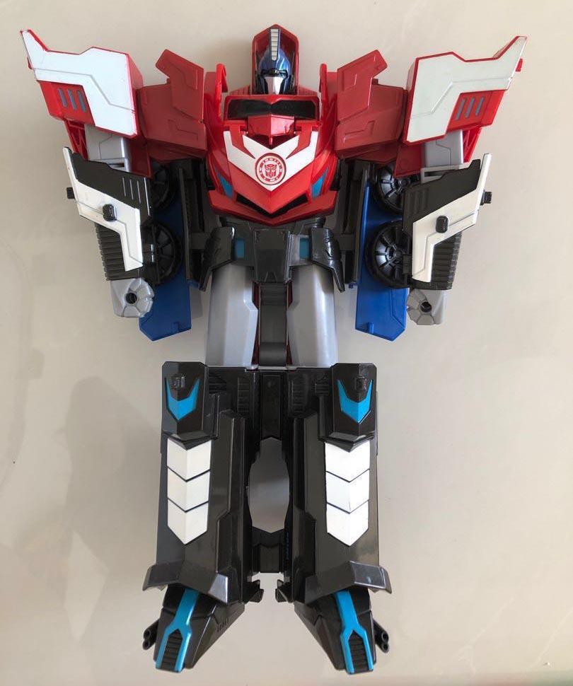 Đồ chơi biến hình xe container Robot Transformers - Mega Optimus Prime tặng xe Tomica