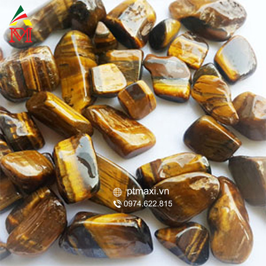 100g Đá Vụn Thạch Anh Mắt Hổ