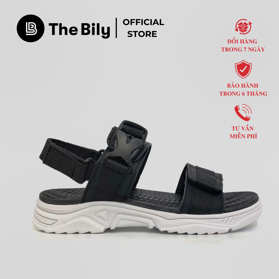 Giày Sandal Nam Nữ Unisex The BiLy Quai Ngang Dây Dù Đế Phylon Siêu Êm Nhẹ