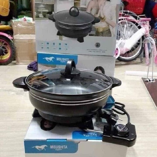Chảo lẩu điện Misushita 28cm thái lan công xuất 1200w, Nồi lẩu điện đa năng Misushita, chảo lẩu điện đa năng ,nồi lẩu điện ,bếp lẩu điện đa năng , chảo lẩu ,hàng cao cấp với đa chức năng lấu ,rễ sử dụng , Bảo Hành 12 Tháng