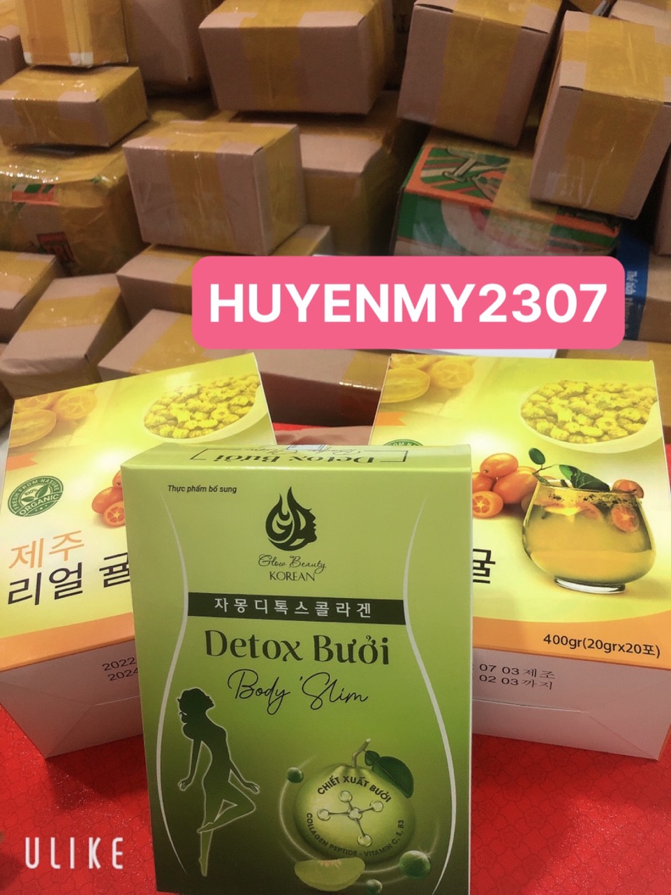 Một hộp giảm cân Detox bưởi body slim (15 gói)