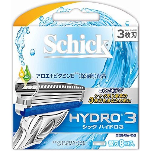 Vỉ 8 lưỡi dao cạo râu schick hydro 3