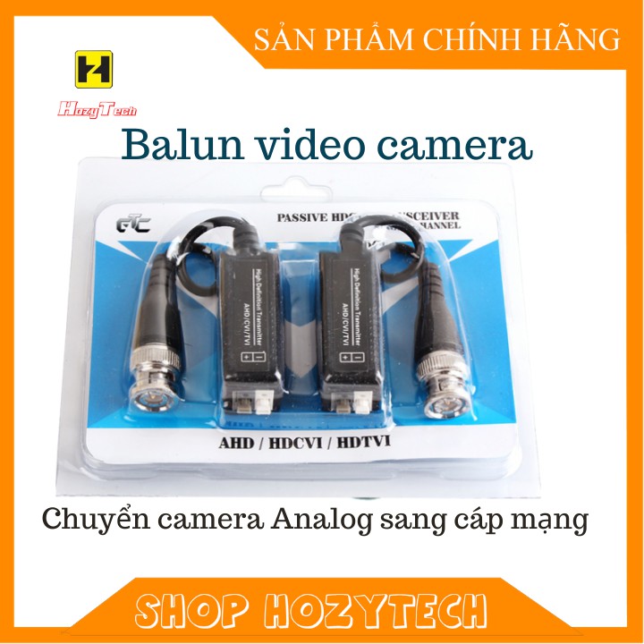 Cặp Balum Video Camera Theo Cặp Chuyển Analog Sang Dây Cáp Mạng