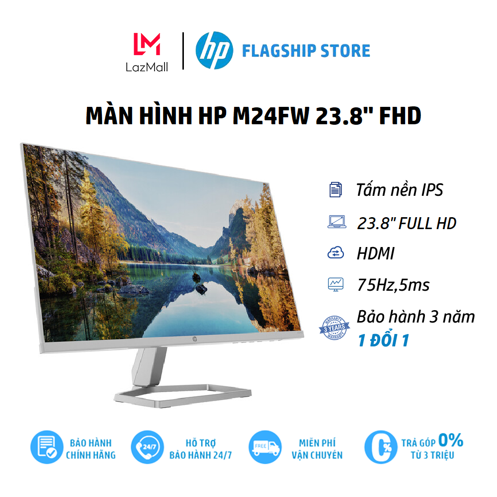 Màn hình vi tính HP M24FW 23.8" FHD Monitor3Y WTY/2E2Y5AA Bảo hành 3 năm