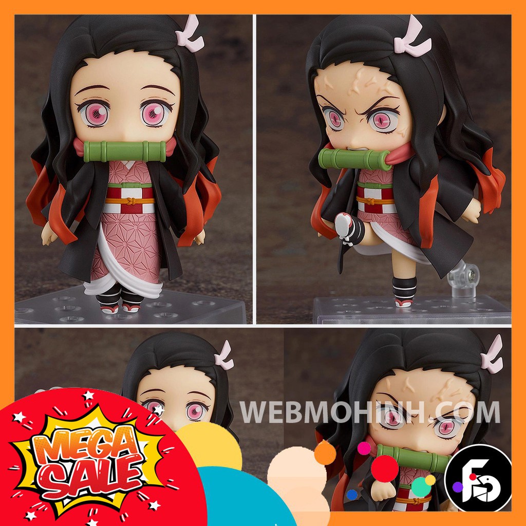 🌟giá hủy diệt🌟 mô hình nezuko kamado - thanh gươm diệt quỷ có khớp cử động nendoroid 1194