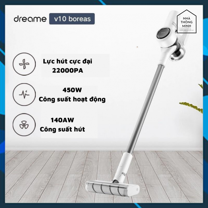 Máy hút bụi cầm tay không dây đa năng dreame v12 / v11 / v10 / v9 - lực hút lớn, pin khỏe
