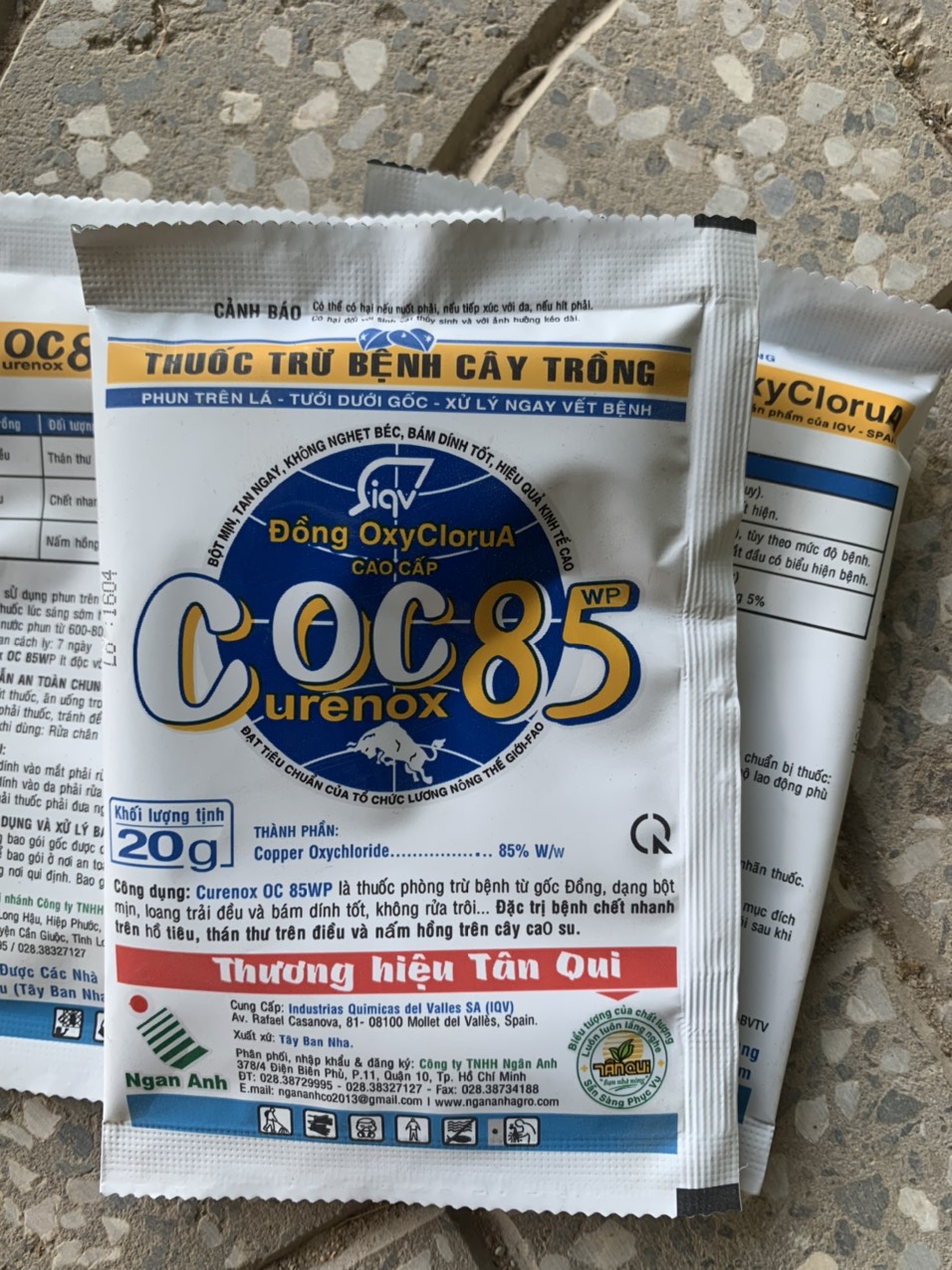 Thán thư, nấm hồng, chết nhanh , rong rêu trên cây Coc85 hộp 10 gói