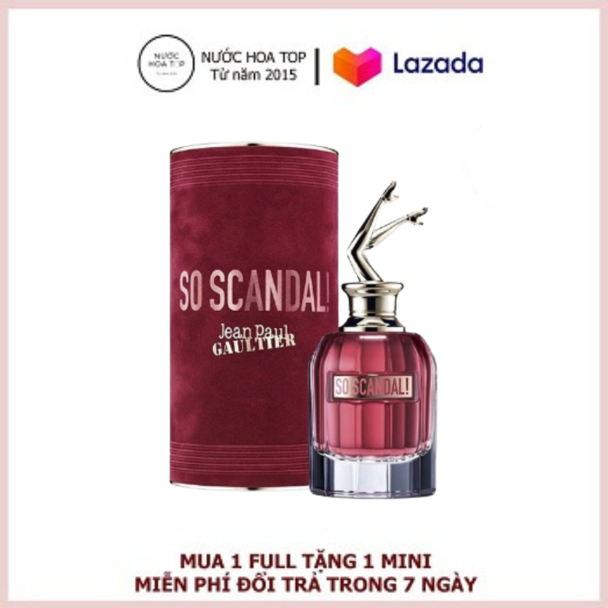 Nước hoa nữ Jean Paul Gaultier So Scandal 80ML - Nước hoa nữ thơm ngọt ngào - Nước hoa chính hãng
