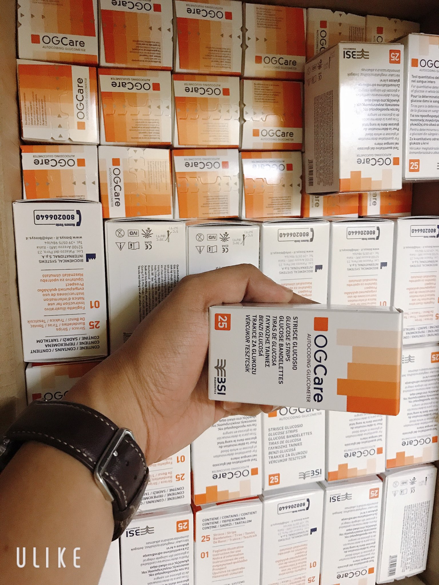 Que Thử Đường Huyết Ogcare 25 Que/ Hộp - Hàng Có Sẵn - Đảm Bảo Chính Hãng
