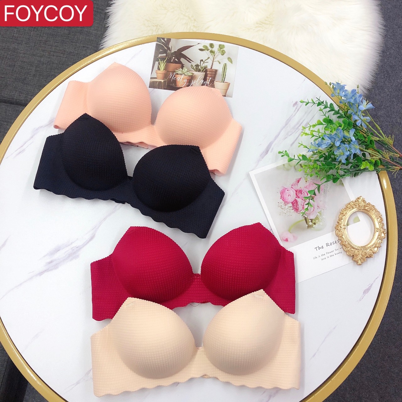 Áo ngực su non caro nâng ngực bàn tay