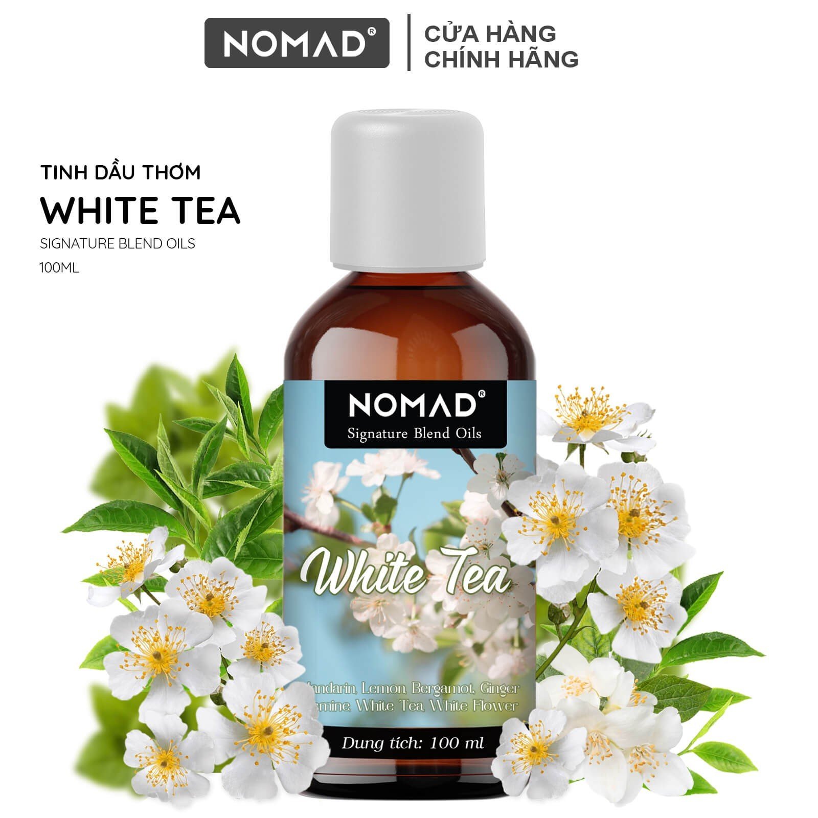Tinh Dầu Trà Trắng Nguyên Chất Cao Cấp Nomad Signature Oil White Tea