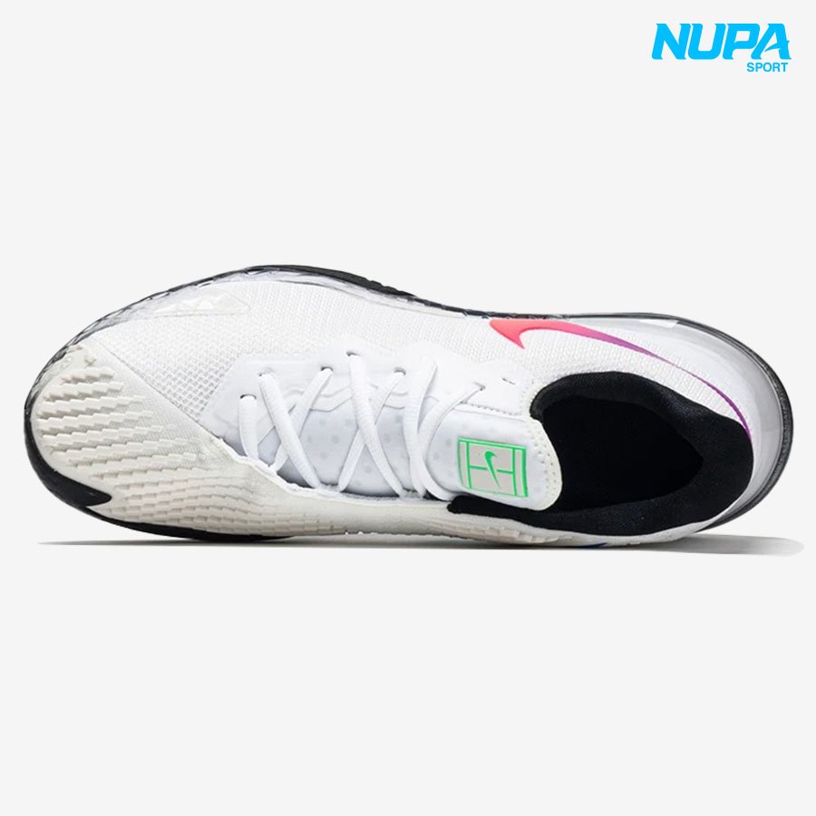 Giày Tennis Nike Air Zoom Vapor Cage 4 White Black Electro Green 2