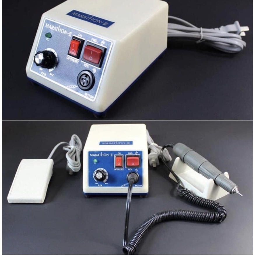 Máy mài Marathon III sử dụng trong nail labo,nha khoa ,tốc độ 35.000 vòng/phút
