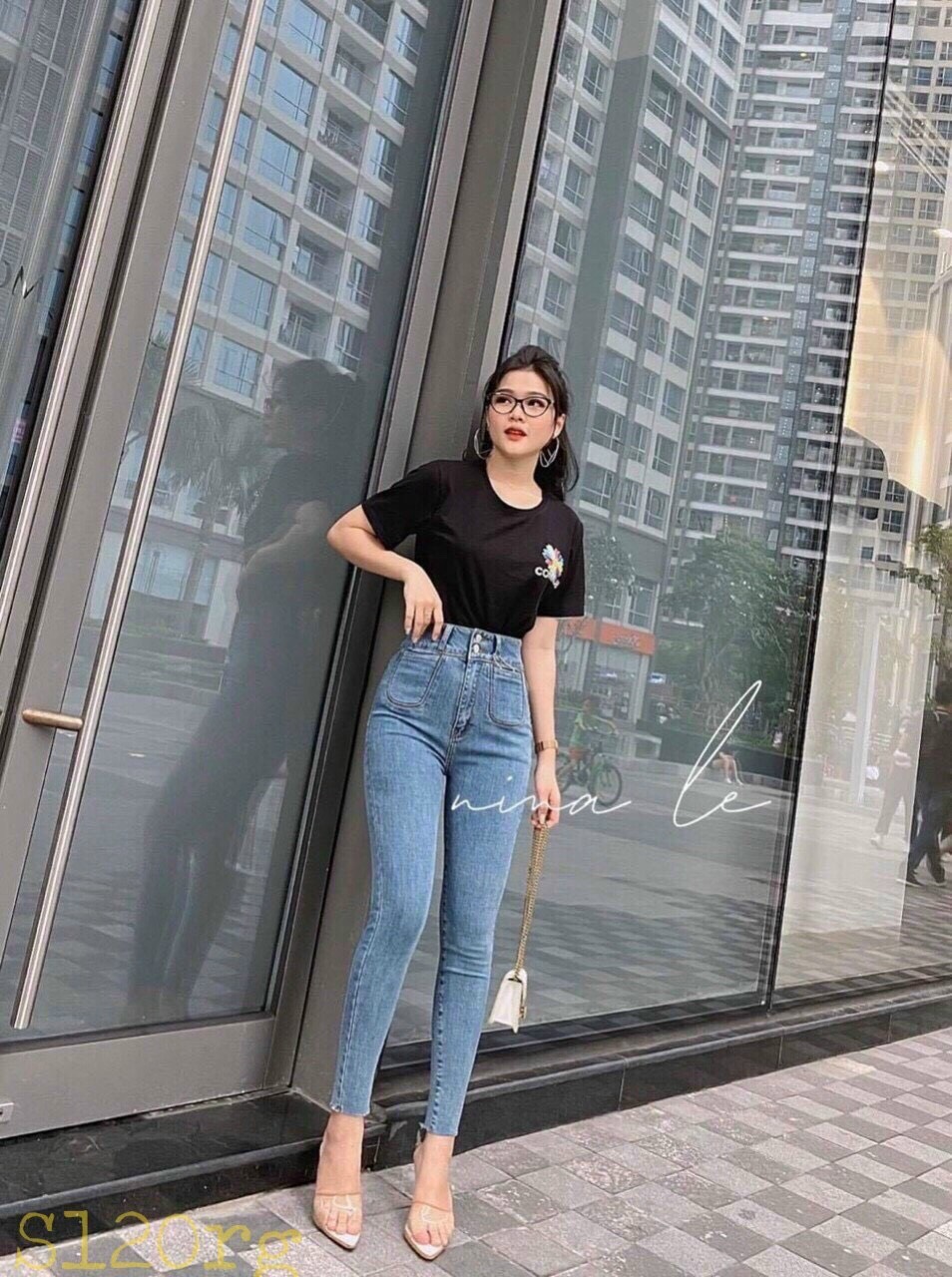 [HCM][HOT..HOT..] Quần jean nữ form chuẩn quần jean nữ chất bò co giãn lưng siêu cao khoe dáng chuẩn đẹp thời trang Binstore94 ks037