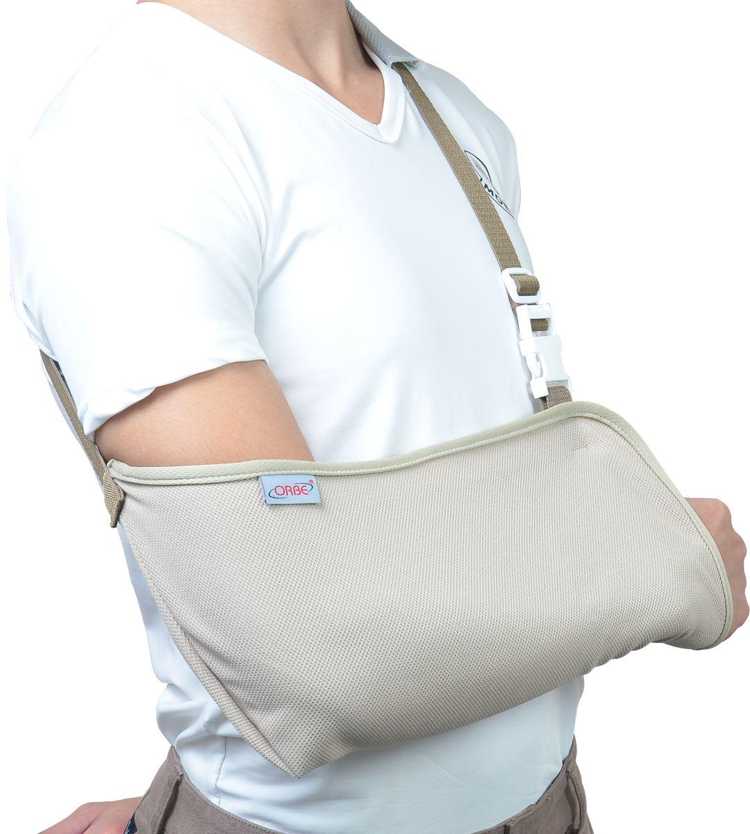 Túi treo tay cao cấp ORBE H1- Giúp cố định gãy xương, bong gân, hỗ trợ tay ở trạng thái nghỉ - Chất liệu cotton mềm mại, thoải mái - HÀNG CHÍNH HÃNG - BẢO HÀNH 3 THÁNG