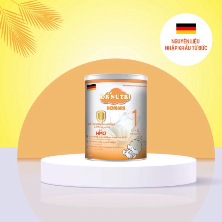 Sữa bột Dr Nutri Newborn 900g - cung cấp dinh dưỡng cho bé sơ sinh