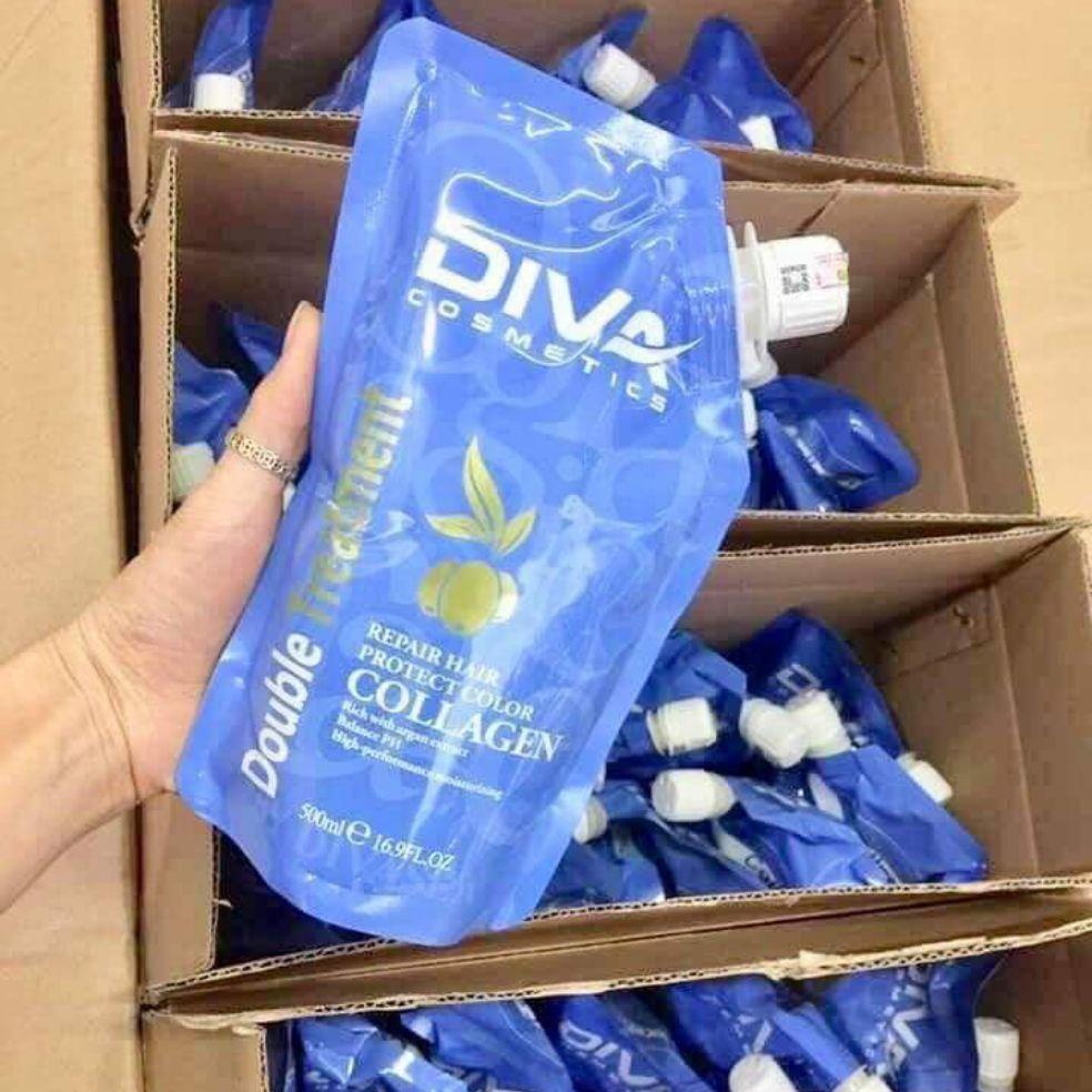 Hấp phục hồi Diva Collagen 500ml