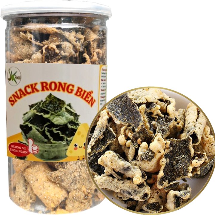 Snack rong biển giòn tan thơm ngon 200g sk food