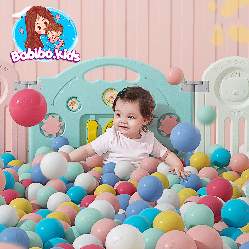 Bóng nhựa Hàn cao cấp 7.5 cm cho bé thả quây, nhà bóng đa sắc, hàng loại to 7.5 Cm siêu dầy đẹp an toàn cho bé.
