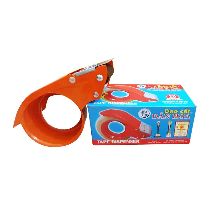 Dao Cắt Băng Keo Size 5CM Dân Hoa Cuộn Băng Keo Trong 50MM 100Yards Dao Cắt Và Băng Keo Trong 50MM 100Yards