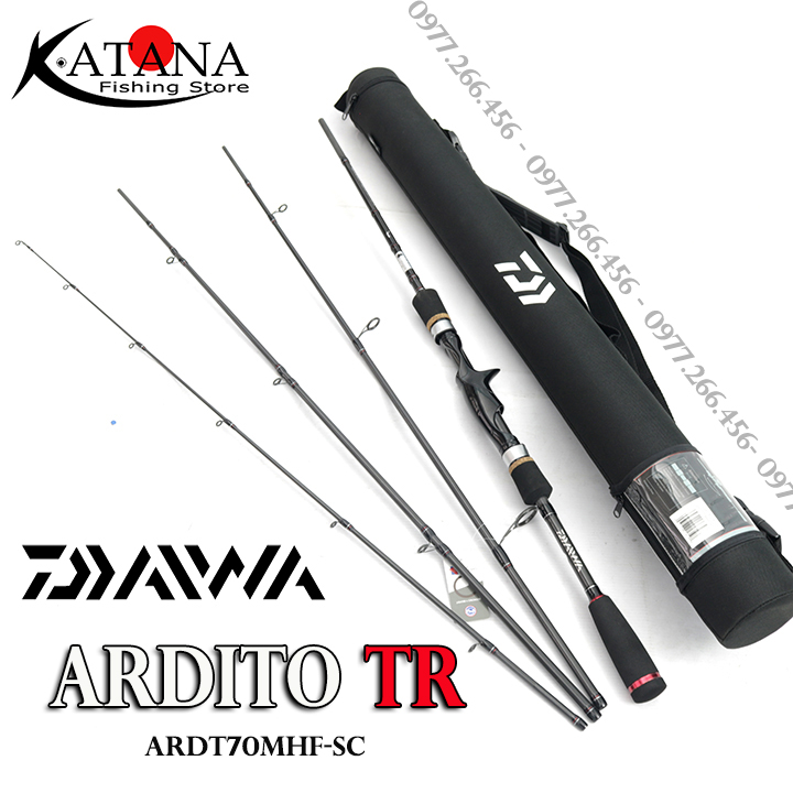 Cần câu lure daiwa ardito - cần sử dụng cho cả máy đứng và máy ngang