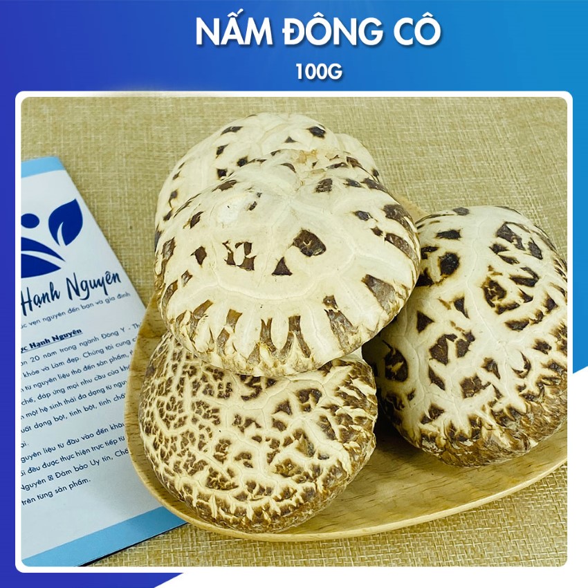 100g Nấm đông cô Nhật Bản (Hàng khô loại 1, to bằng nắm tay) - Thảo Dược Hạnh Nguyên