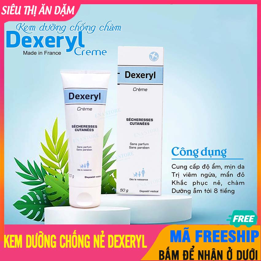 Kem Dưỡng Da Dexeryl Pháp 50g Giúp Da Bé Luôn Mịn Màng, Không Thô Ráp, Không Nứt Nẻ Trong Mùa Hanh Khô, Mùa Đông Kem Chống Nẻ, Giảm Chàm , Kem Bôi Nẻ, Kem Dưỡng Ẩm Trẻ Em, Dưỡng Da Chàm Sữa An Toàn Cho Bé Sơ Sinh - Kem Ne Dexeryl