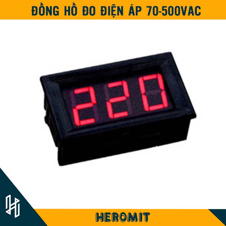 Đồng hồ đo điện áp volt kế 70-500vac