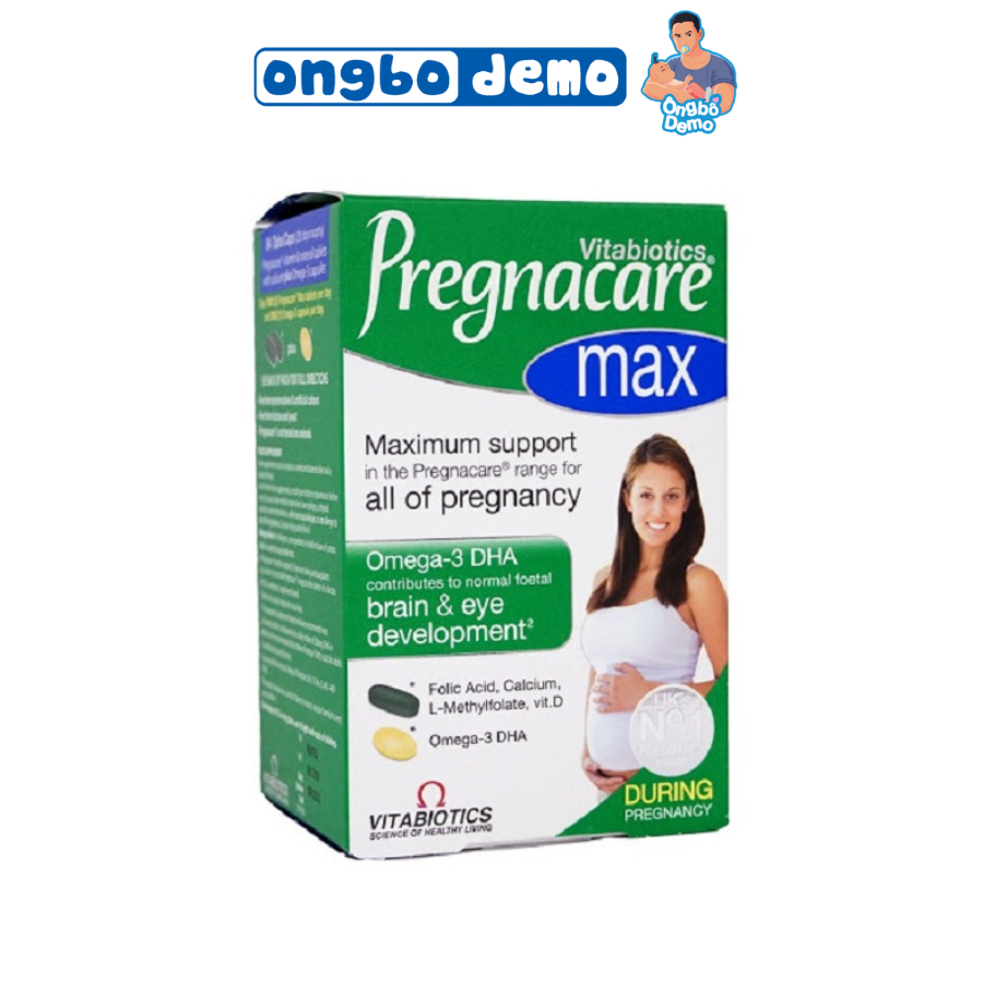 Vitamin Bầu Pregnacare Max UK 84 viên - Ongbodemo