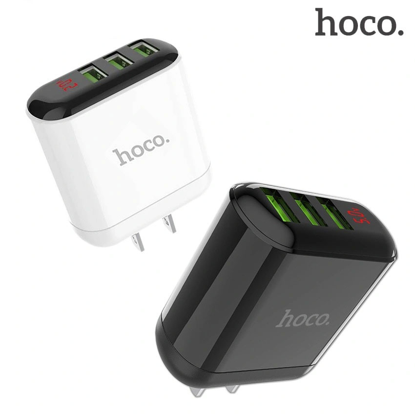 Cốc sạc 5v 1a , 5v 2.1a 1 cổng cốc hoco 3 cổng usb max 3a hỗ trợ nhiều thiết bị - vpmax