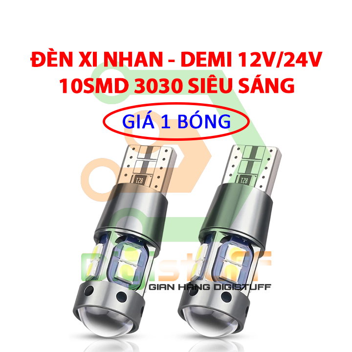 Đèn LED xi nhan / LED demi 12V 24V có thấu kính chip 3030 siêu sáng cho xe máy xe hơi