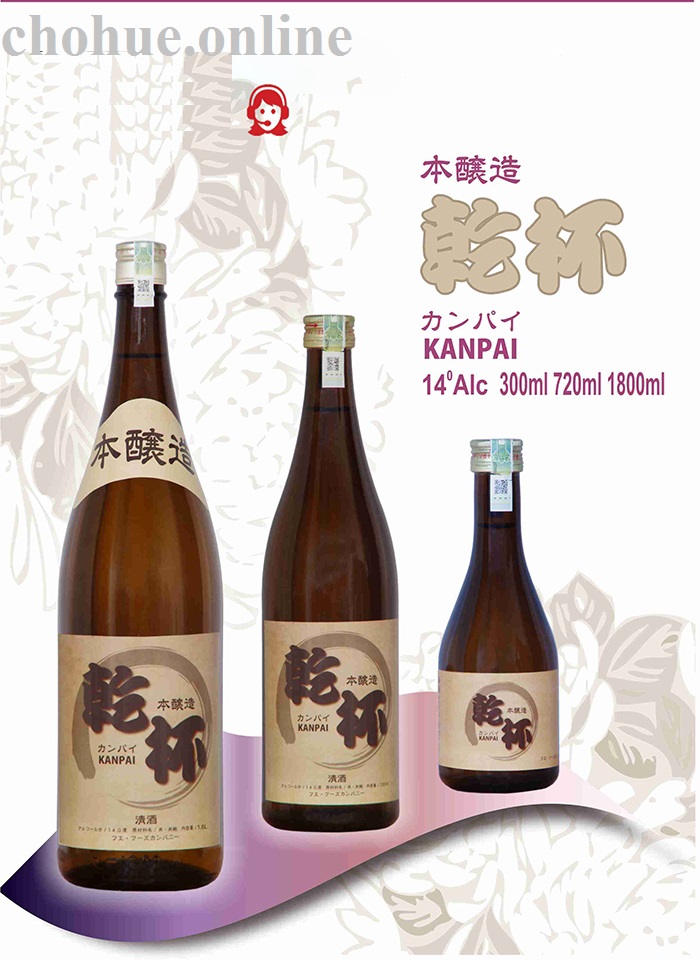 R ượu sake kanpai 1800ml - shochu sake