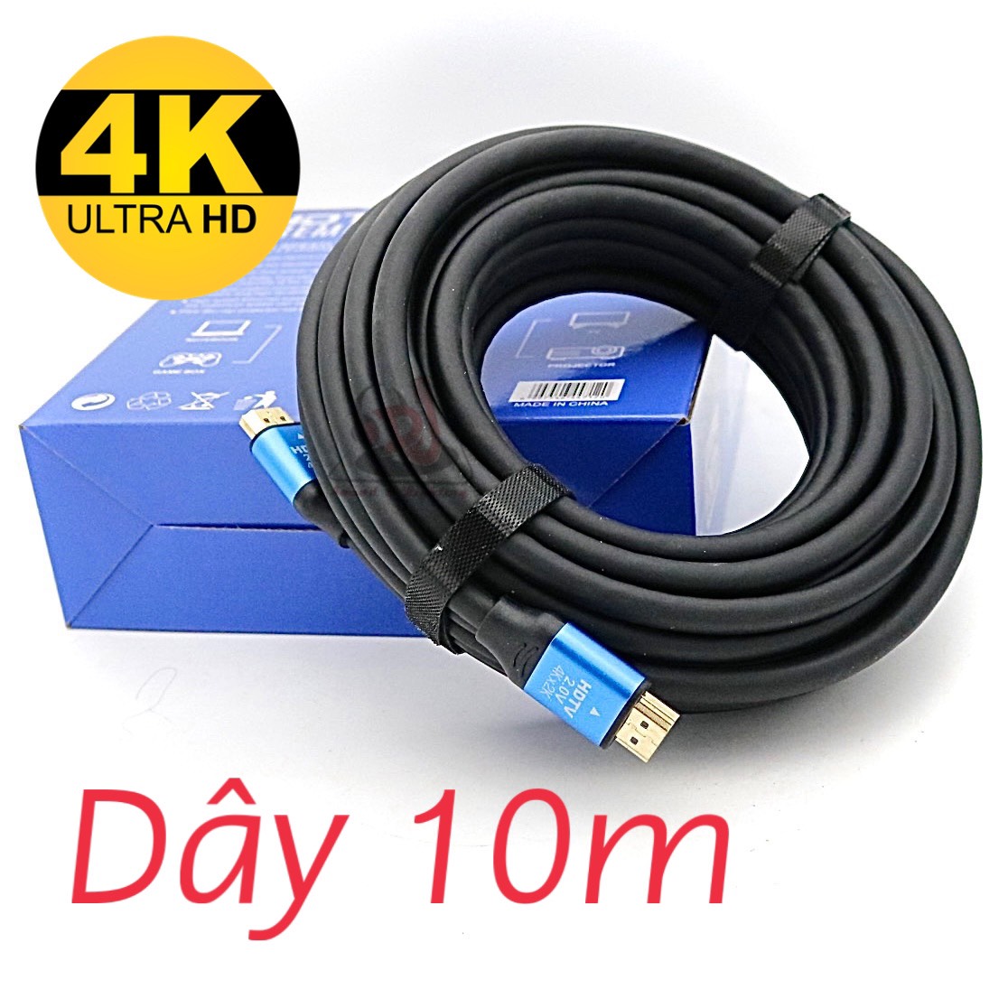 Cáp hdmi 10m chuẩn 4K hình ảnh tivi dây hdmi loại 2.0 4K