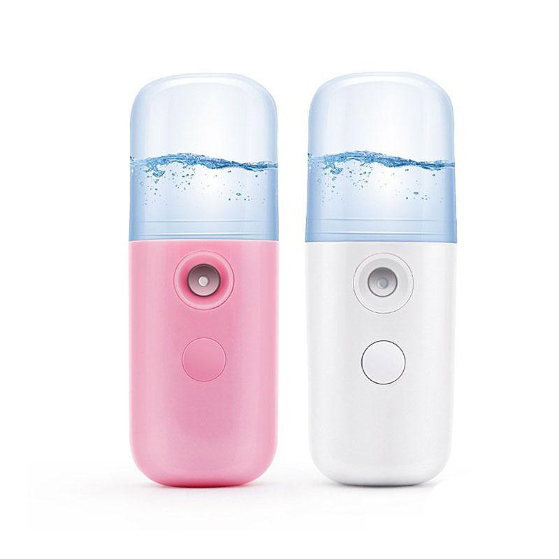 Máy Phun Sương Xông Hơi Mặt NaNo Mini Cầm Tay Hỗ Trợ Cấp Nước, Dưỡng Da
