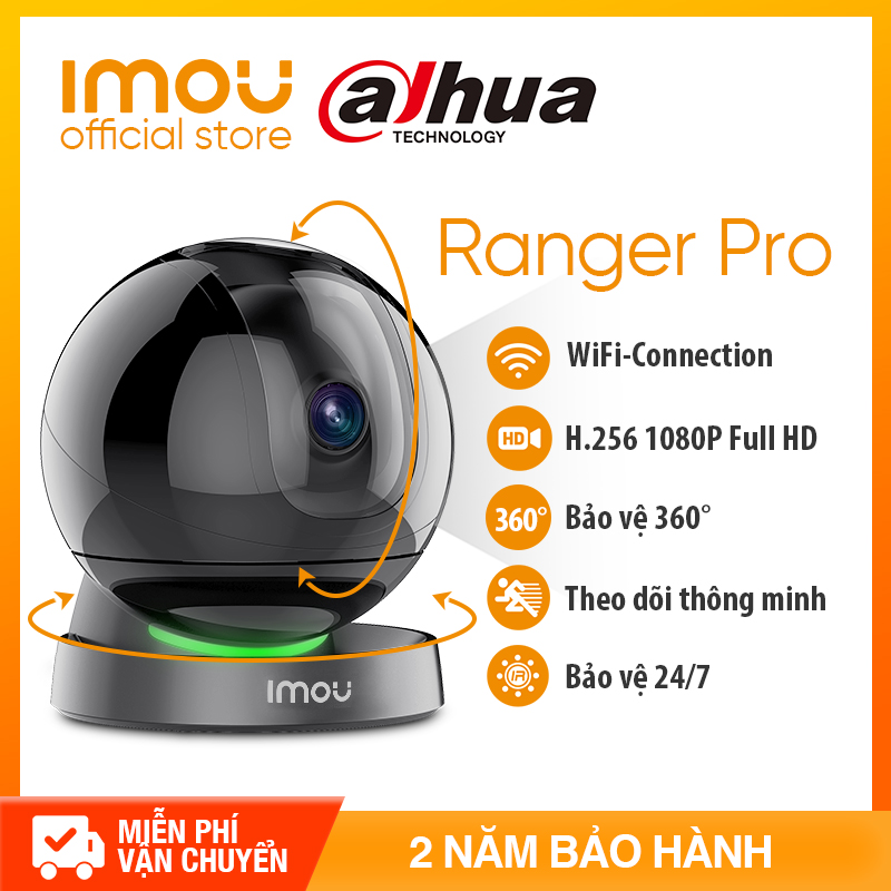 DAHUA Camera IP WIFI IMOU RANGER PRO A26HP -  FULL HD 1080P -  Chuẩn nén H.265 - Đàm thoại 2 chiều - Bảo hành chính hãng 2 năm
