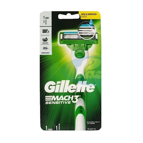 Dao Cạo Râu Gillette Mach3 Sensitive 3 Lưỡi Mach3 Sensitive