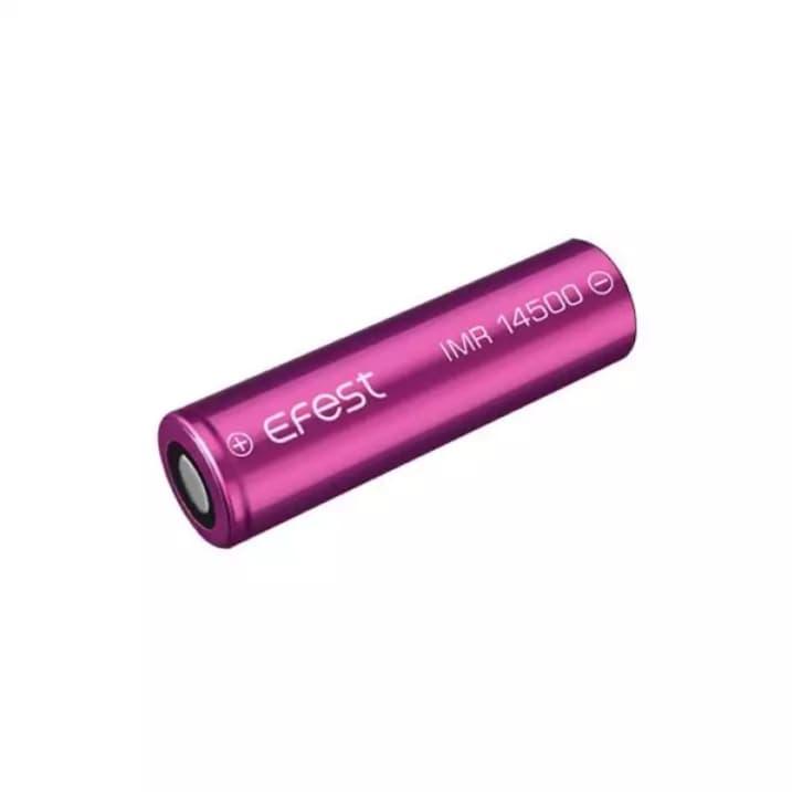Pin sạc Efest IMR 14500 650mAh 9.75A flat top battery