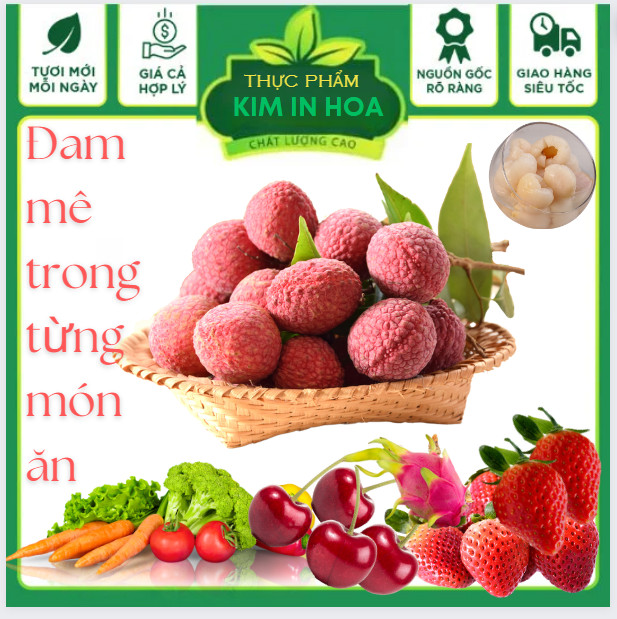 Trái Vải Thiều Bắc Giang Ngon Ngọt mọng Nước