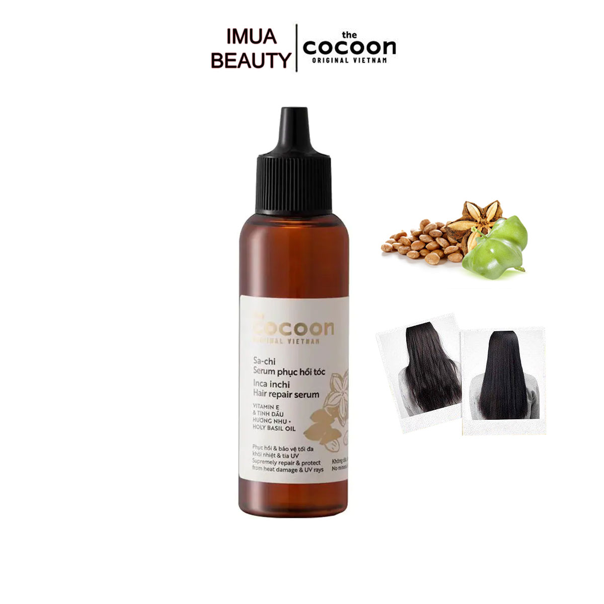 Sachi Serum tóc phục hồi tóc hư tổn Cocoon 70ml